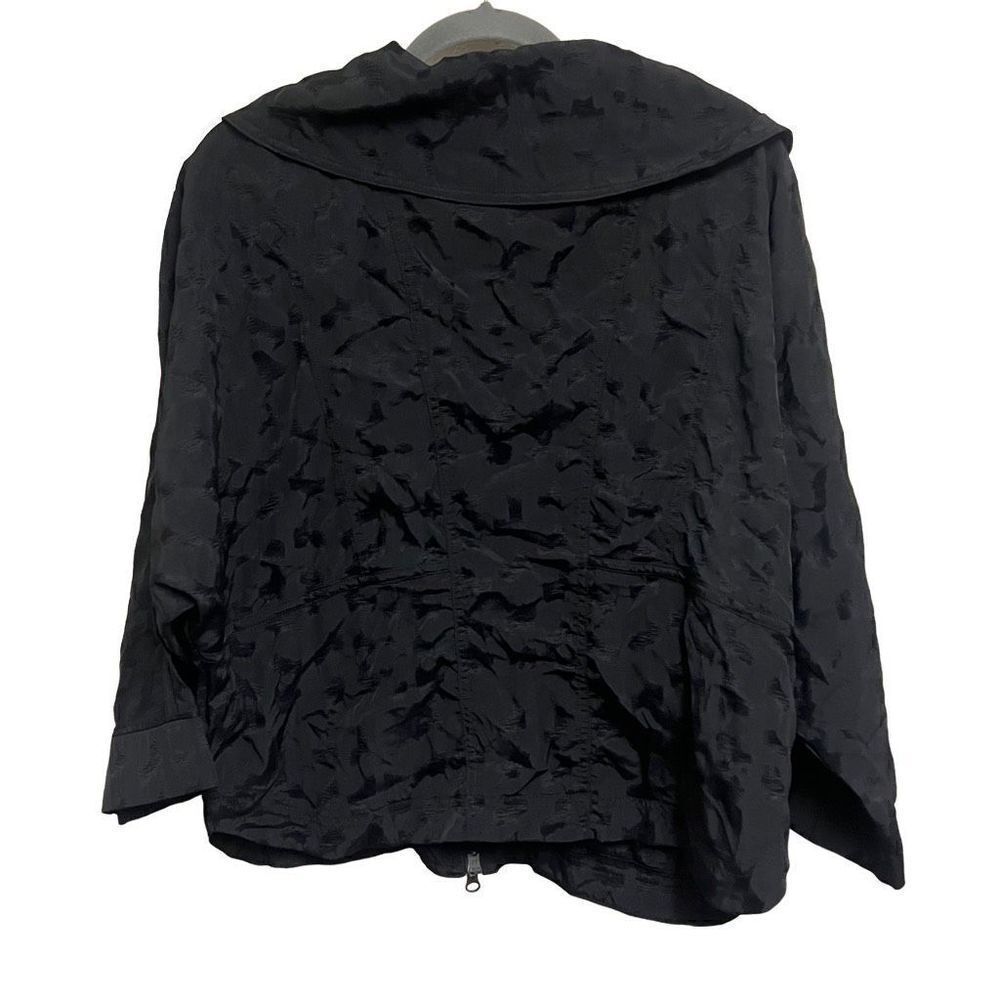Adidas By Stella McCartney Black Zip-Up Windbreaker Jacket Size  Small - Picture 2 of 5
